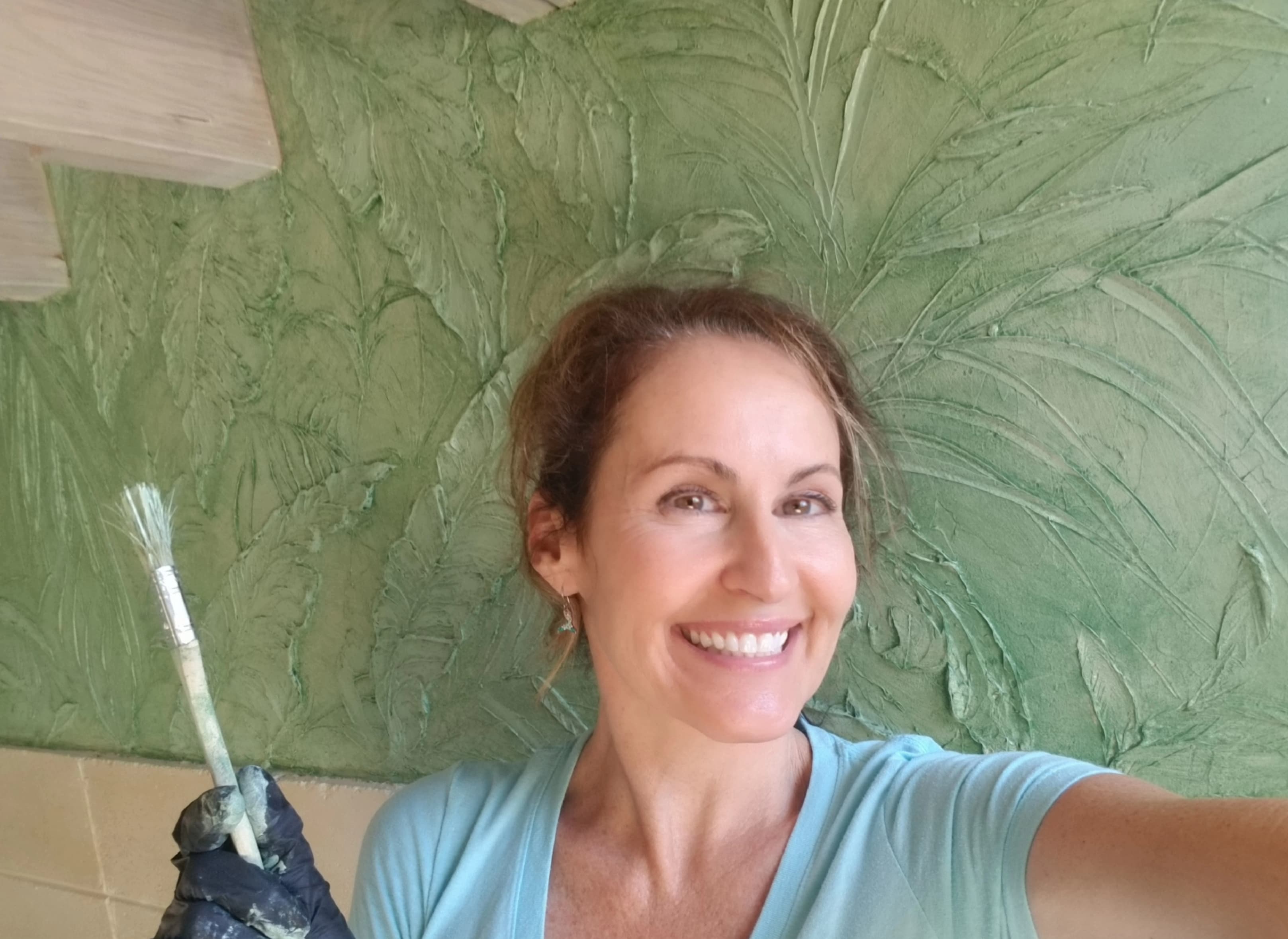 Diane Kole in her studio