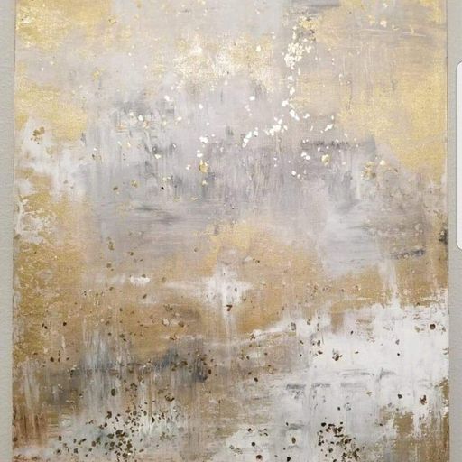 The Large Abstract Gold Paintings