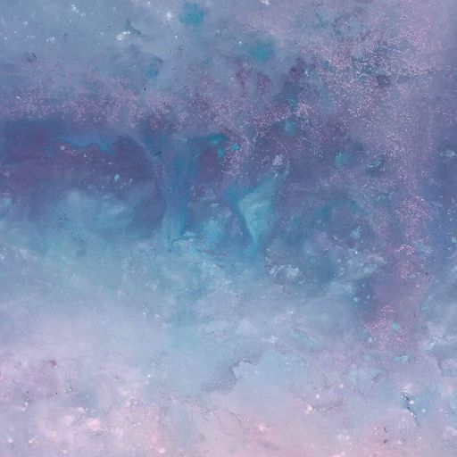 Pretty Gradient Painting In Purple and Blue