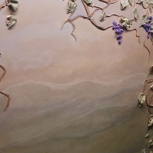 Tree art fun art drywall texture plaster of paris charity walls