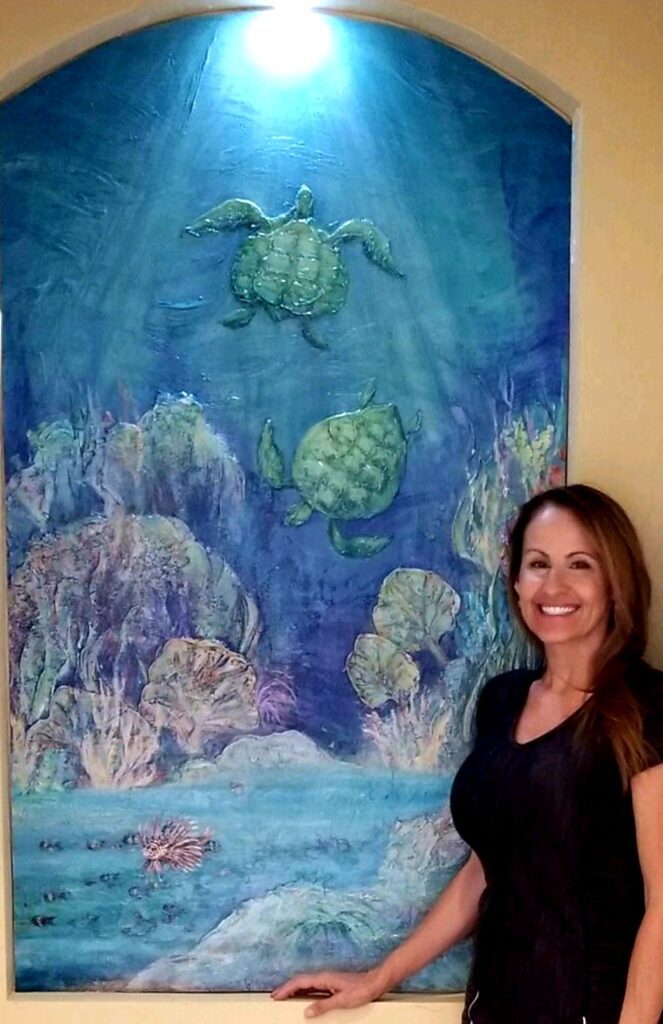 Undersea Mural Mirrors and Wall Art Paintings